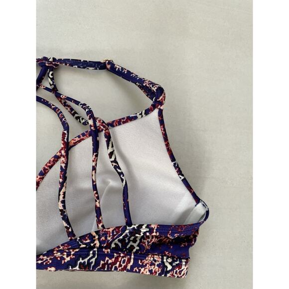 Athleta Swim S/M Bikini Swimsuit Aqualuxe Multicolor Print Swimwear - Picture 8 of 12